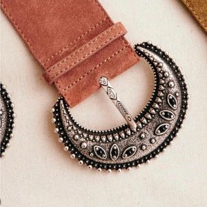 Sézane Louvre belt blush size 80